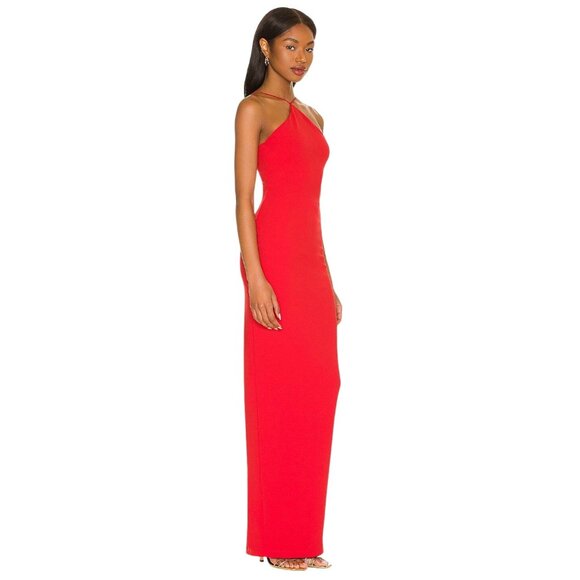 Nookie Trinity Gown in Cherry Medium New Womens Long Maxi Dress - Picture 3 of 12